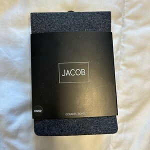 Jacob grey tights for women one size NWT